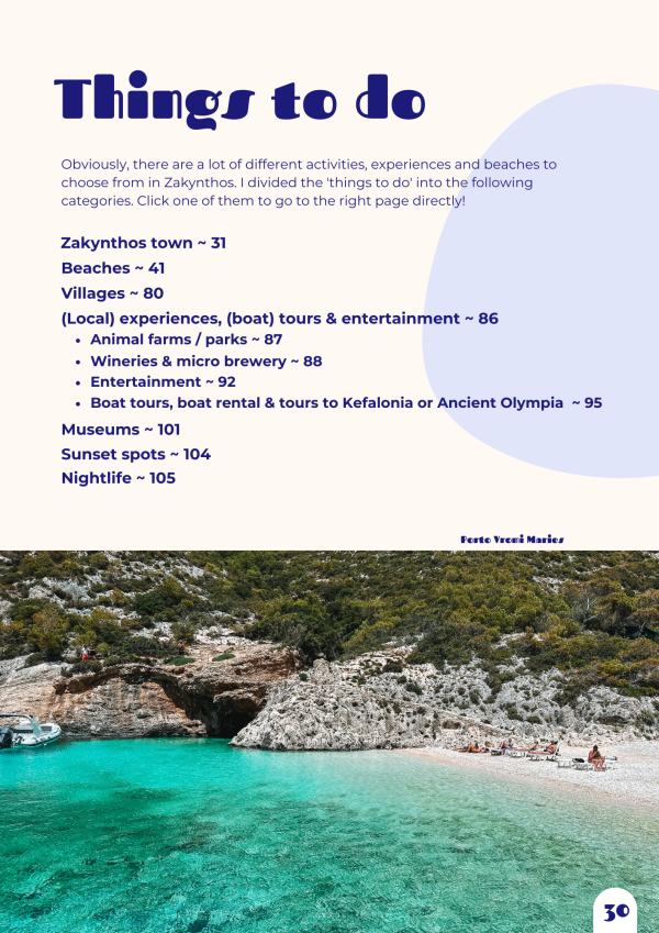 Zakynthos Travel Guide e-book pdf by Tzatchickie