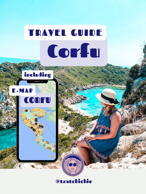 Tzatchickie, Travel Guide to Corfu Greece + digital map